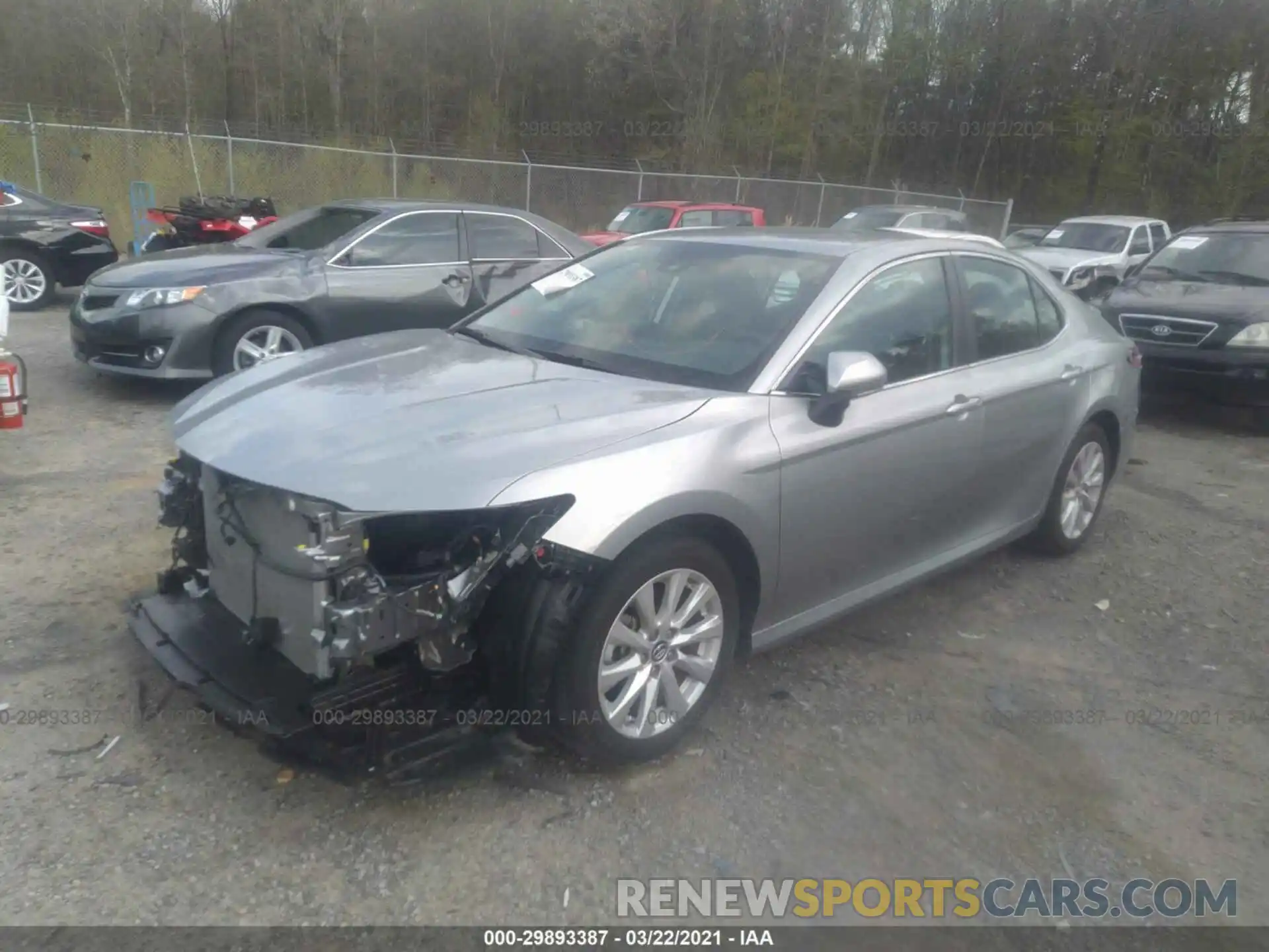 2 Photograph of a damaged car 4T1B11HK3KU841111 TOYOTA CAMRY 2019