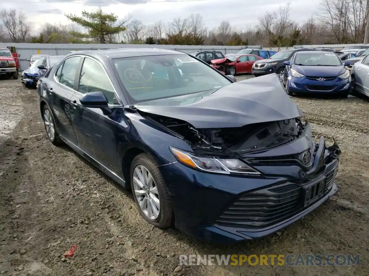 1 Photograph of a damaged car 4T1B11HK3KU844350 TOYOTA CAMRY 2019