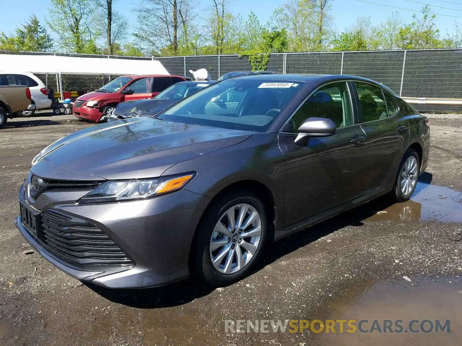 2 Photograph of a damaged car 4T1B11HK3KU845255 TOYOTA CAMRY 2019