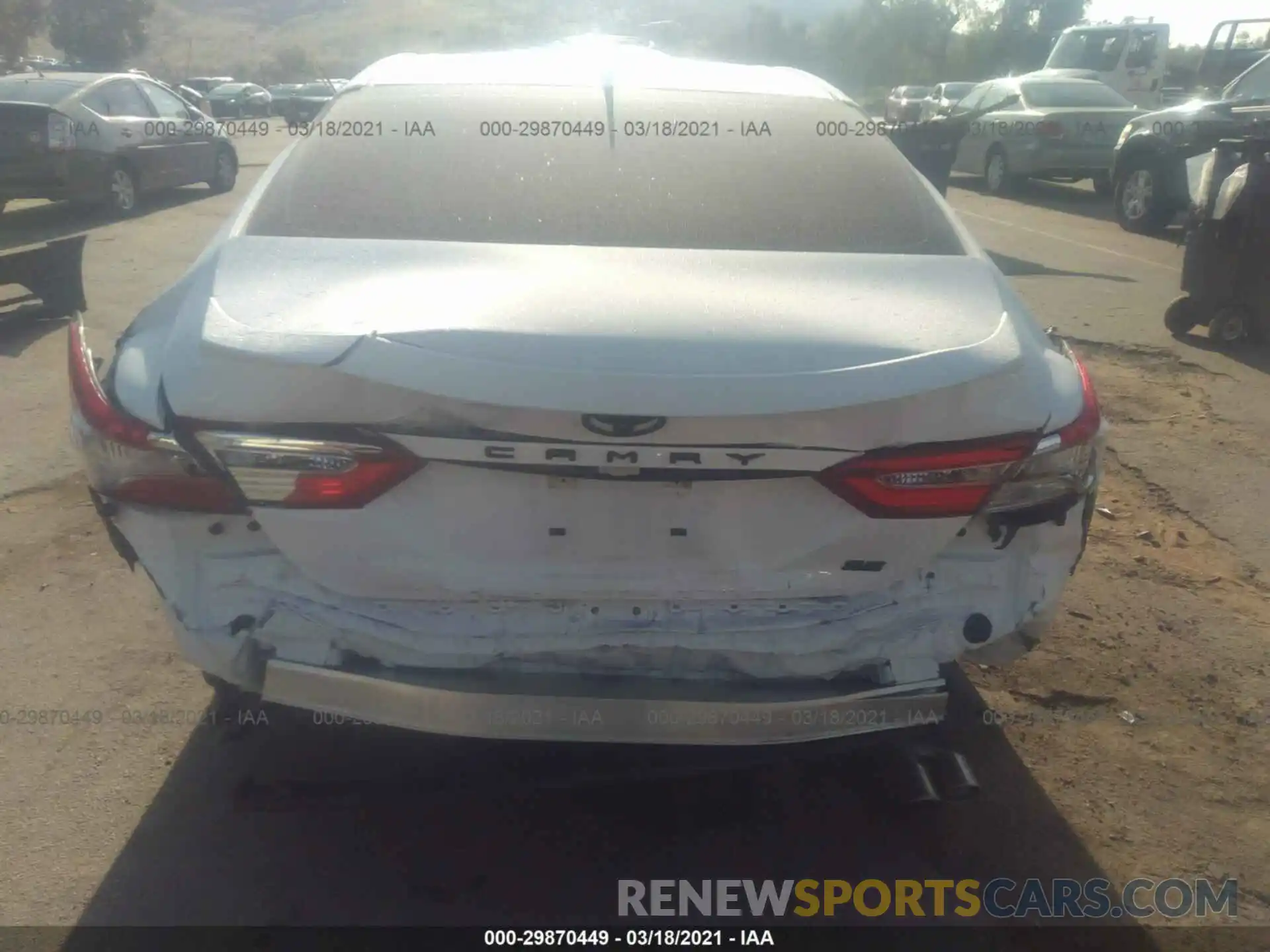 6 Photograph of a damaged car 4T1B11HK3KU848138 TOYOTA CAMRY 2019