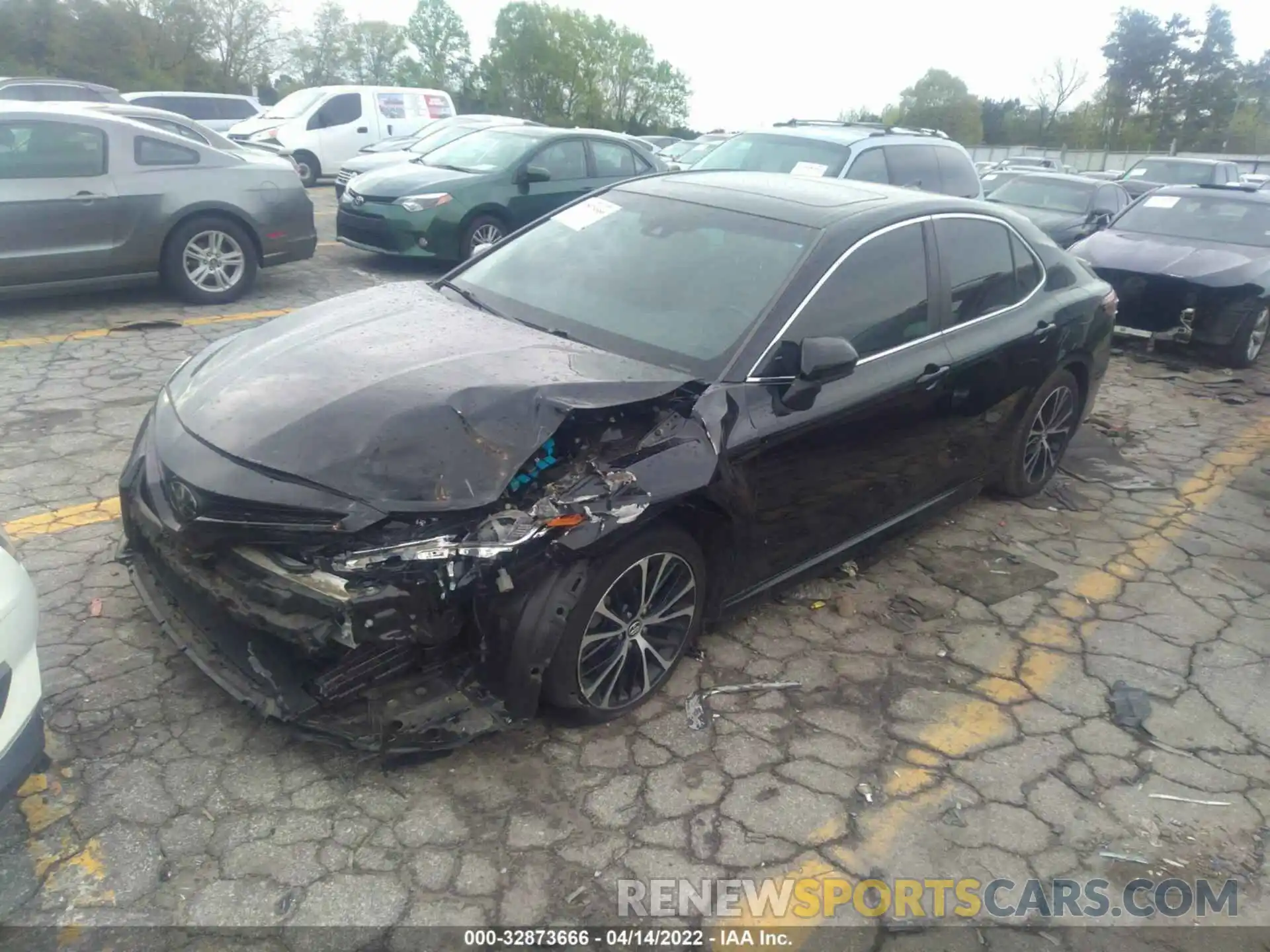 2 Photograph of a damaged car 4T1B11HK3KU849340 TOYOTA CAMRY 2019