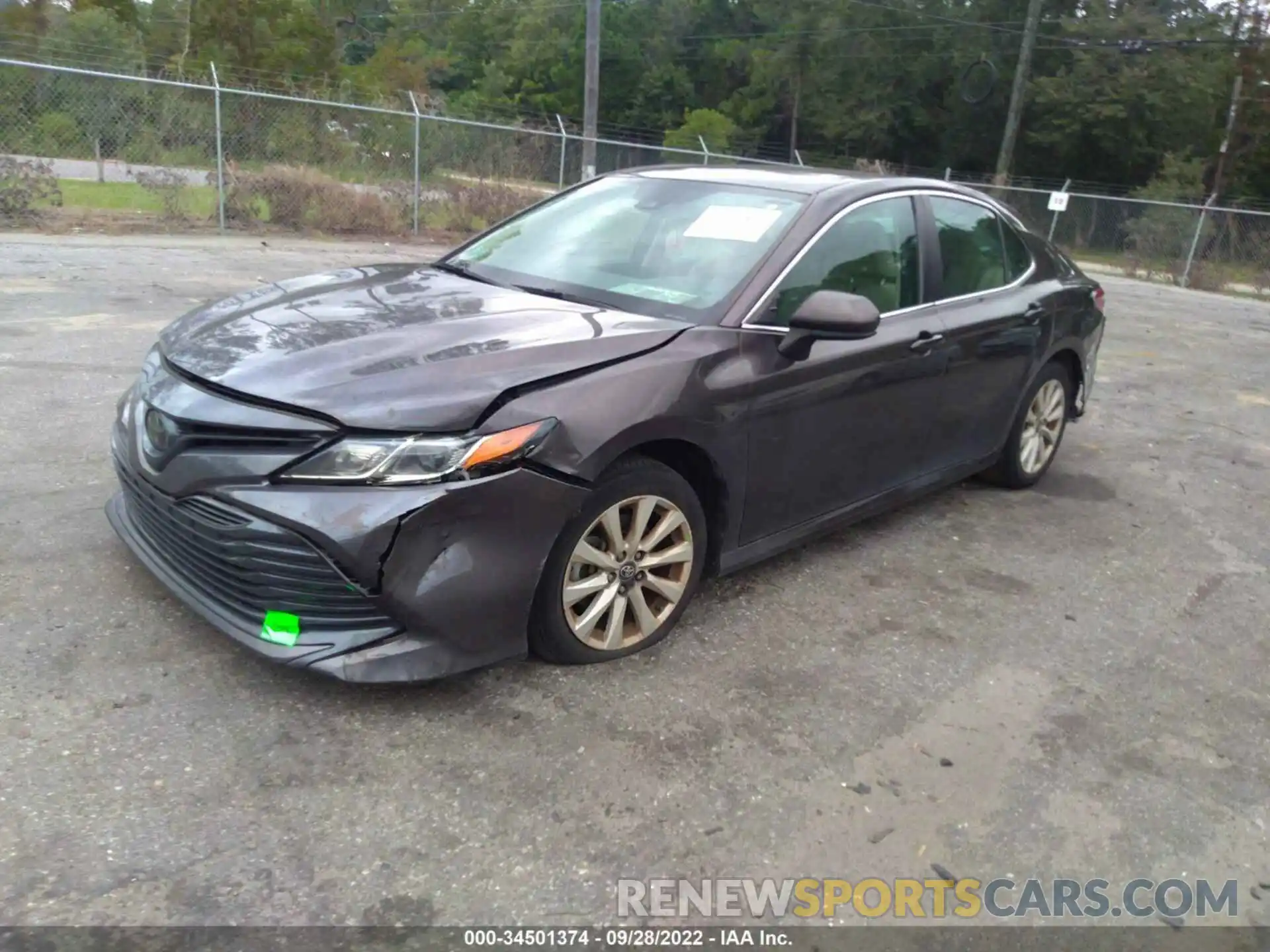 2 Photograph of a damaged car 4T1B11HK3KU851010 TOYOTA CAMRY 2019