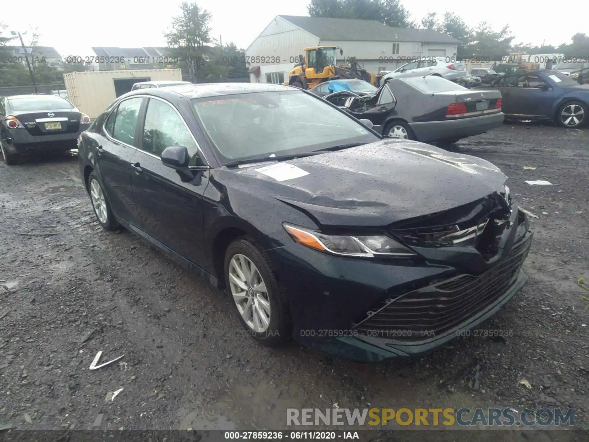 1 Photograph of a damaged car 4T1B11HK3KU851122 TOYOTA CAMRY 2019