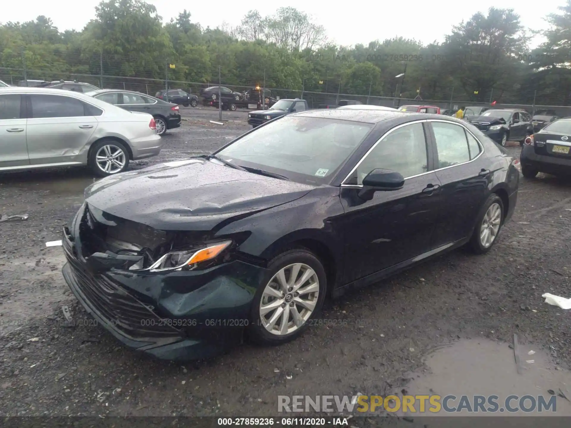 2 Photograph of a damaged car 4T1B11HK3KU851122 TOYOTA CAMRY 2019