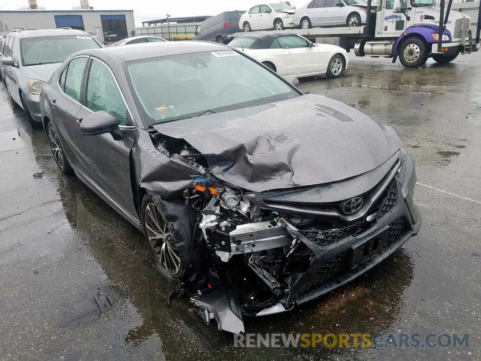 1 Photograph of a damaged car 4T1B11HK3KU855686 TOYOTA CAMRY 2019