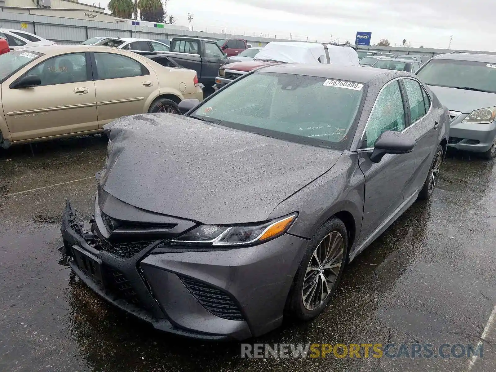 2 Photograph of a damaged car 4T1B11HK3KU855686 TOYOTA CAMRY 2019