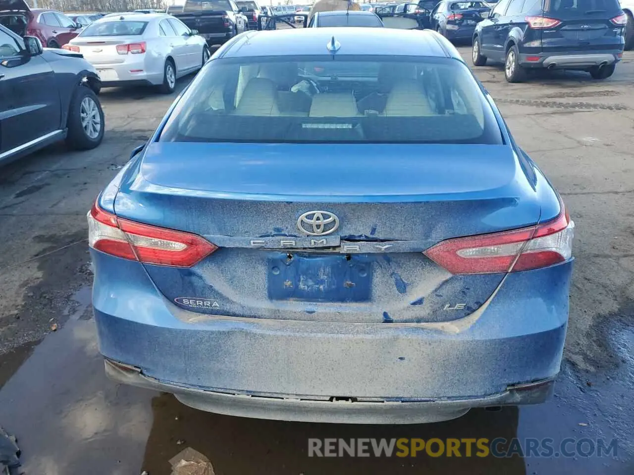 6 Photograph of a damaged car 4T1B11HK4KU165008 TOYOTA CAMRY 2019