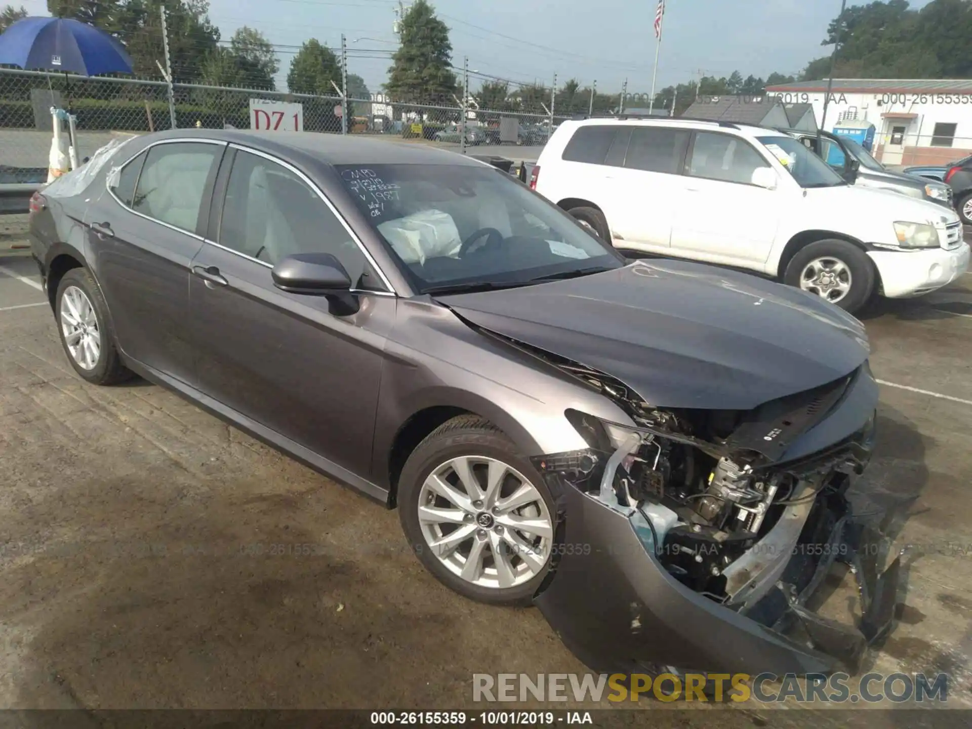 1 Photograph of a damaged car 4T1B11HK4KU171987 TOYOTA CAMRY 2019