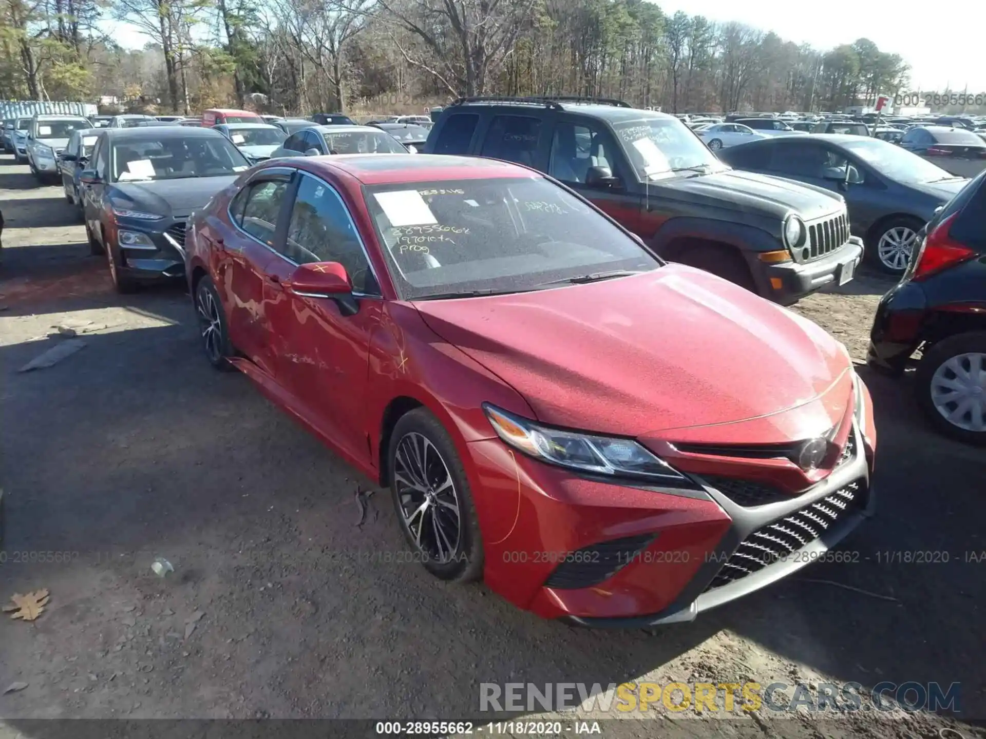 1 Photograph of a damaged car 4T1B11HK4KU173982 TOYOTA CAMRY 2019