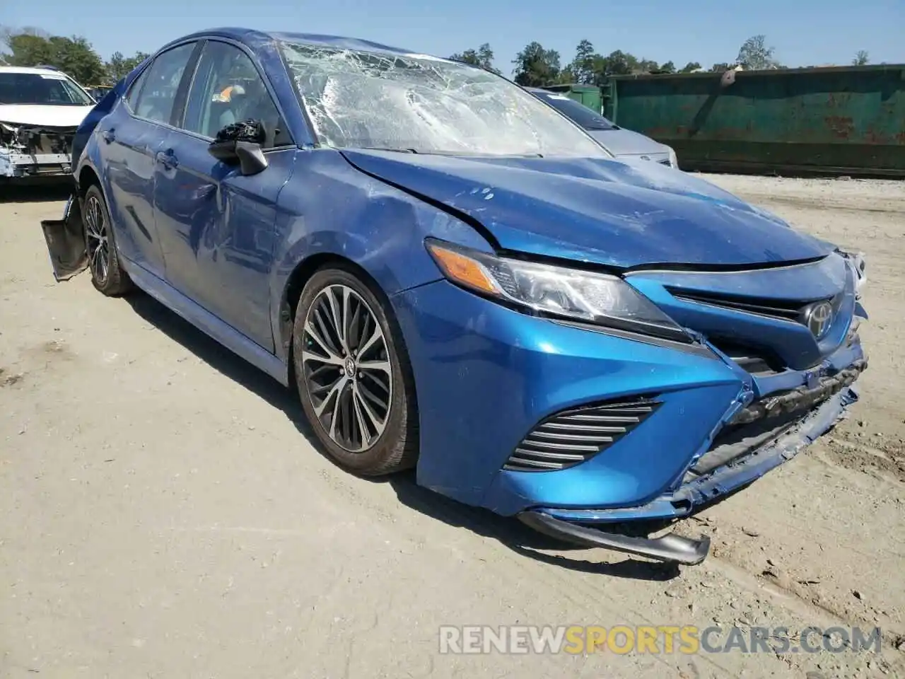 1 Photograph of a damaged car 4T1B11HK4KU174632 TOYOTA CAMRY 2019