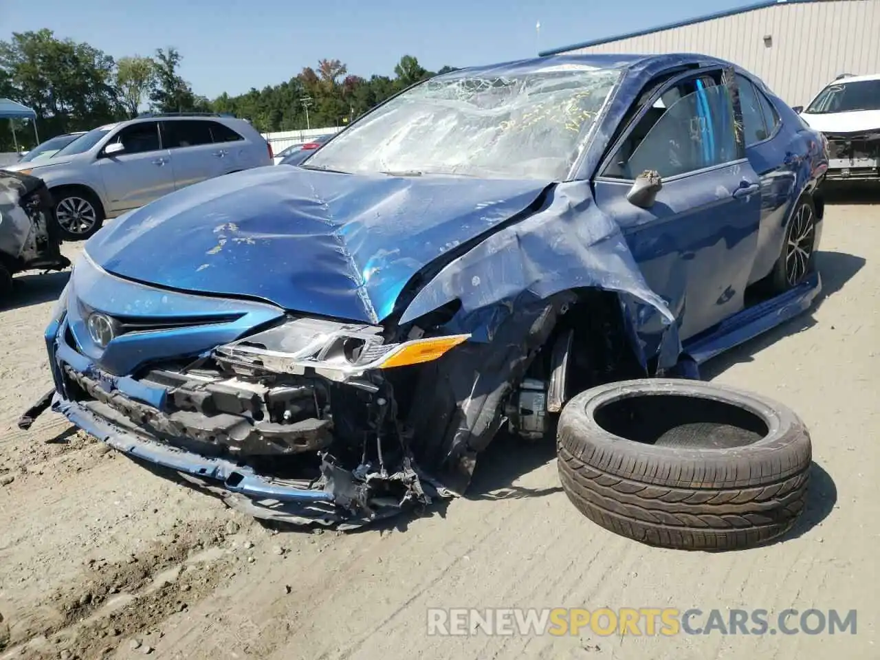 2 Photograph of a damaged car 4T1B11HK4KU174632 TOYOTA CAMRY 2019