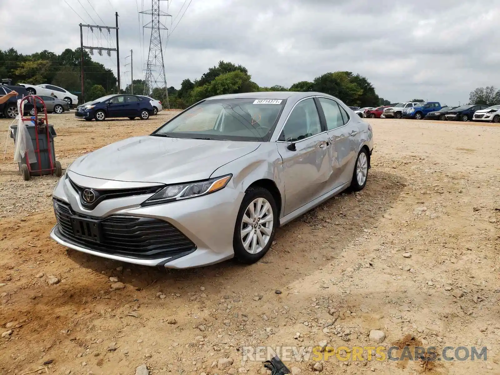 2 Photograph of a damaged car 4T1B11HK4KU178230 TOYOTA CAMRY 2019