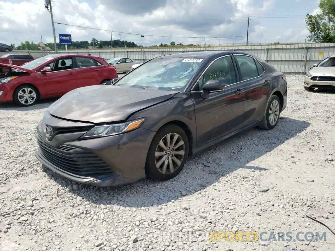 2 Photograph of a damaged car 4T1B11HK4KU183024 TOYOTA CAMRY 2019