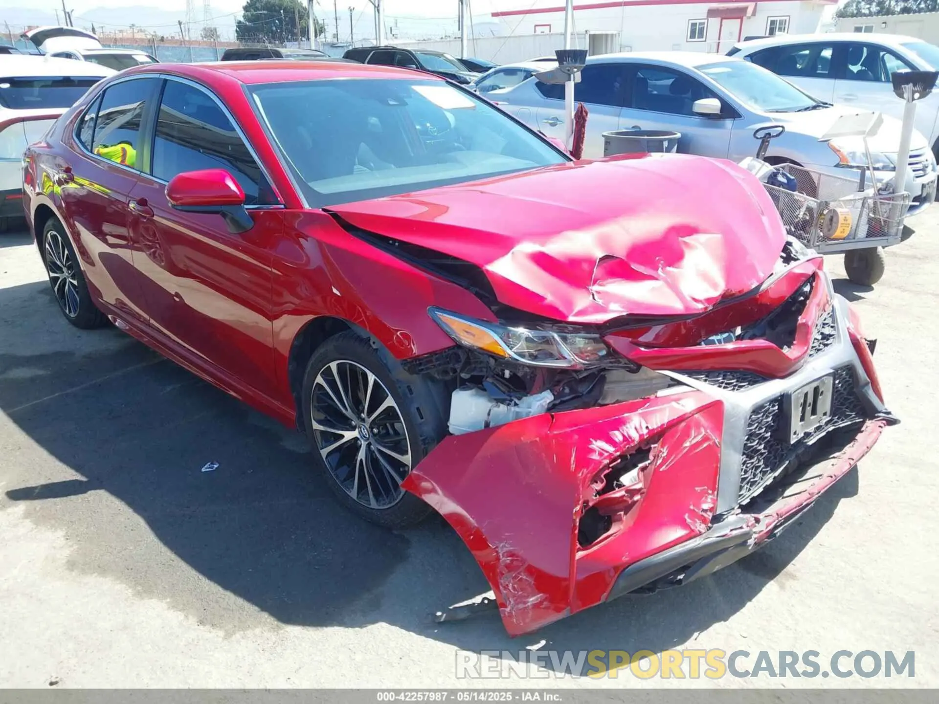 1 Photograph of a damaged car 4T1B11HK4KU188434 TOYOTA CAMRY 2019