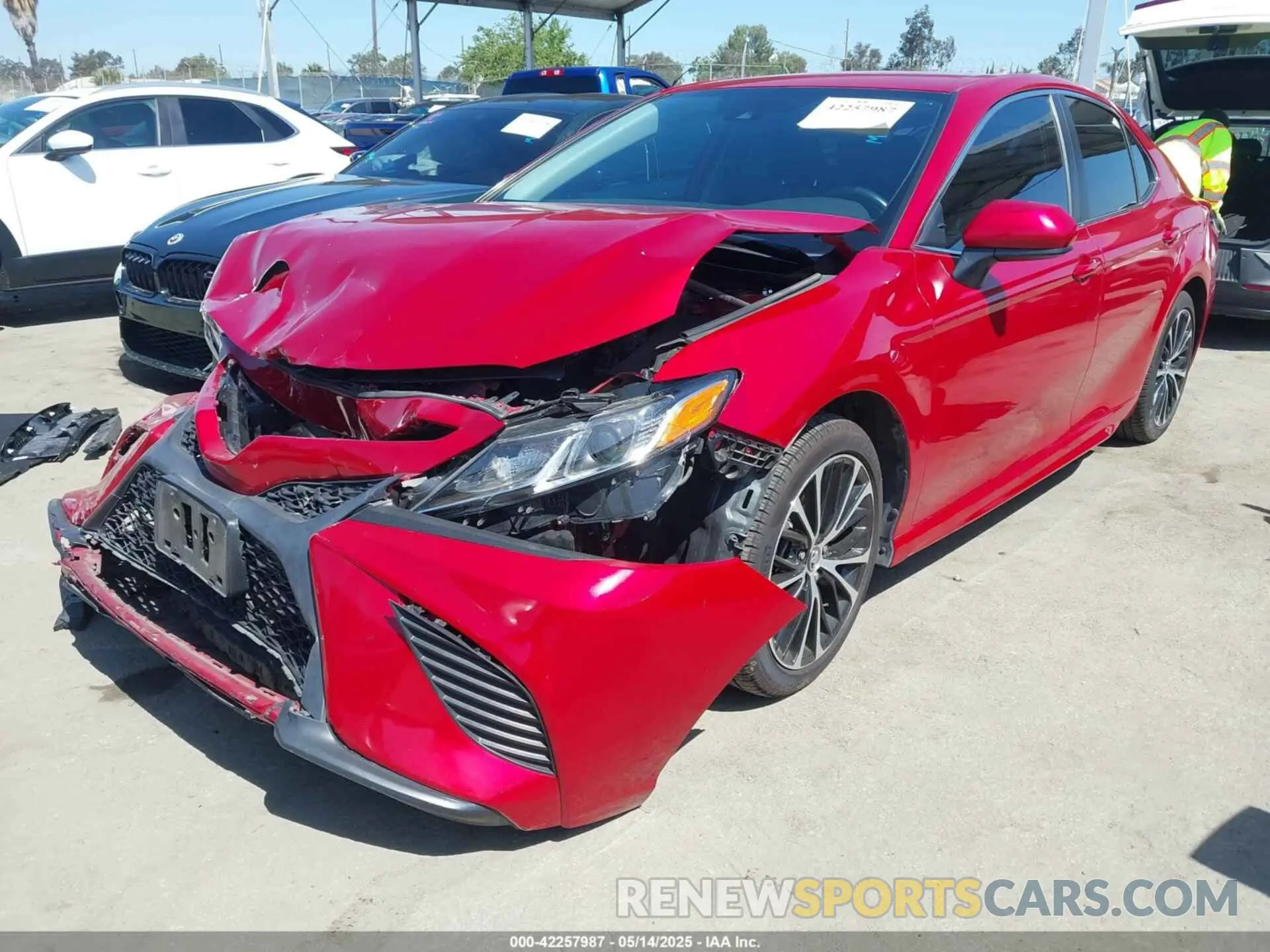 2 Photograph of a damaged car 4T1B11HK4KU188434 TOYOTA CAMRY 2019