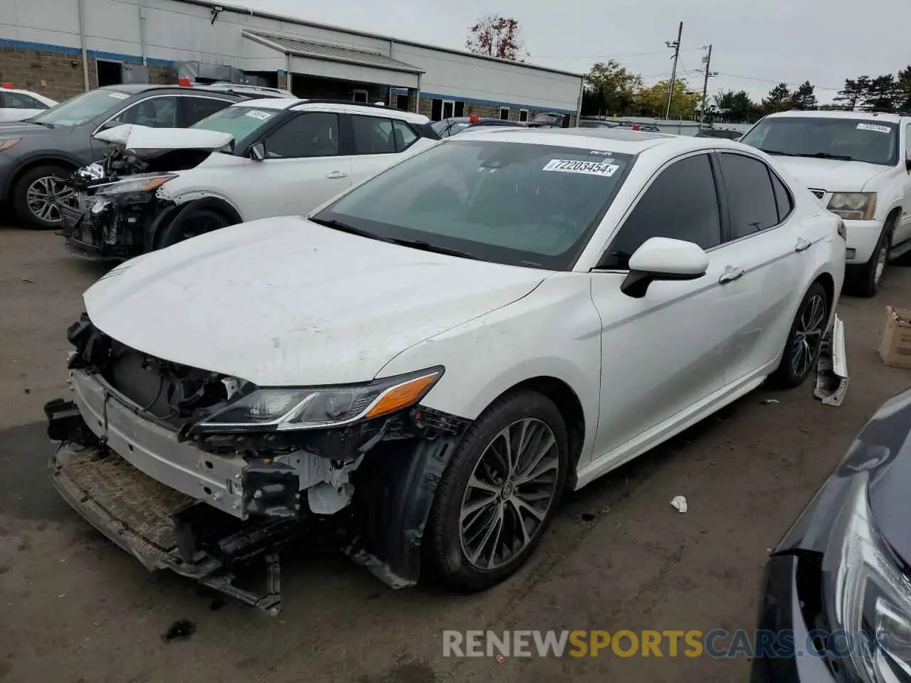 1 Photograph of a damaged car 4T1B11HK4KU193987 TOYOTA CAMRY 2019
