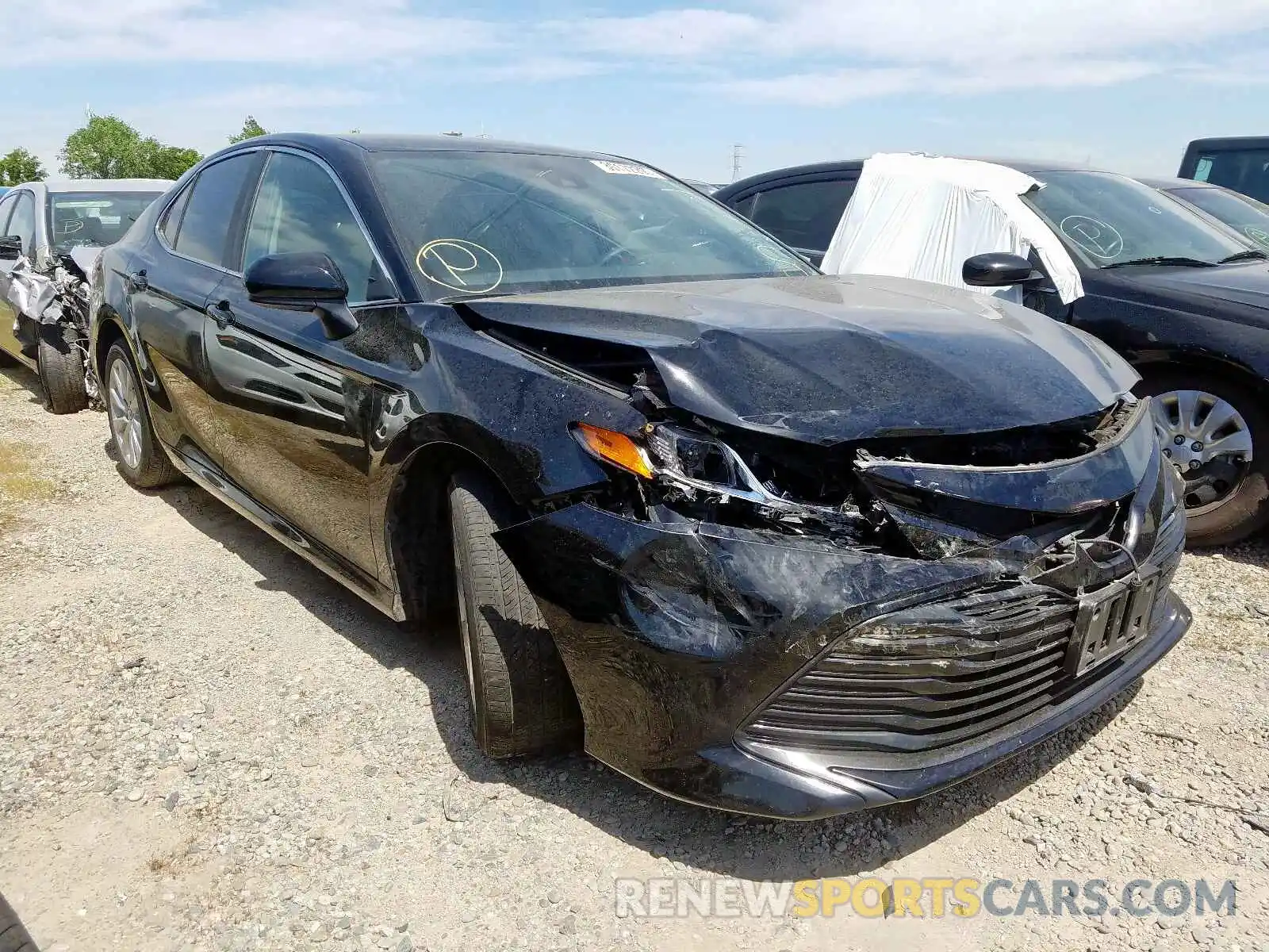 1 Photograph of a damaged car 4T1B11HK4KU196288 TOYOTA CAMRY 2019