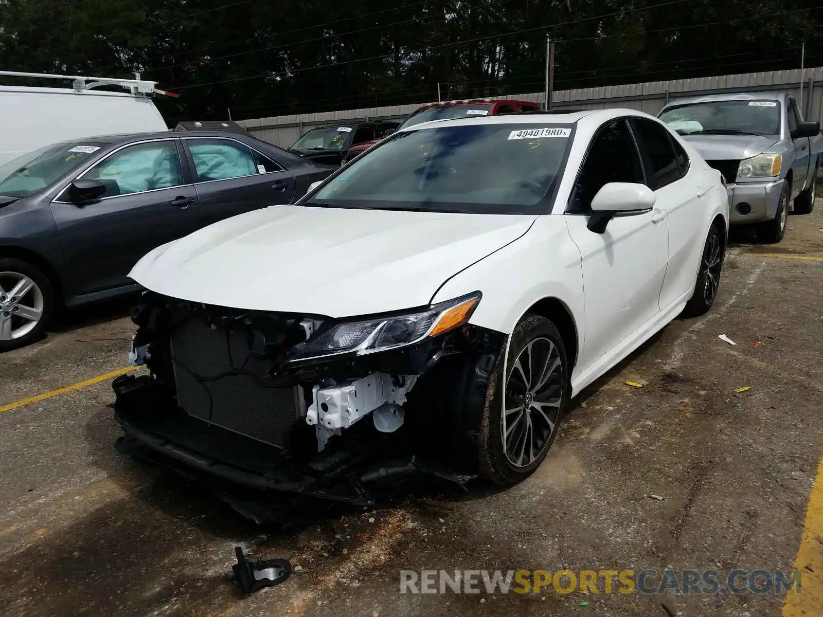 2 Photograph of a damaged car 4T1B11HK4KU197103 TOYOTA CAMRY 2019