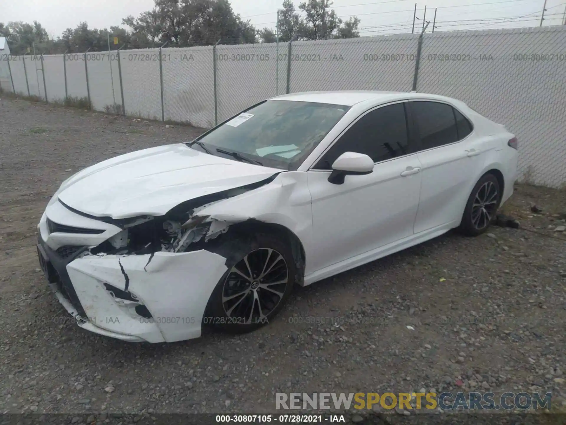 2 Photograph of a damaged car 4T1B11HK4KU205233 TOYOTA CAMRY 2019