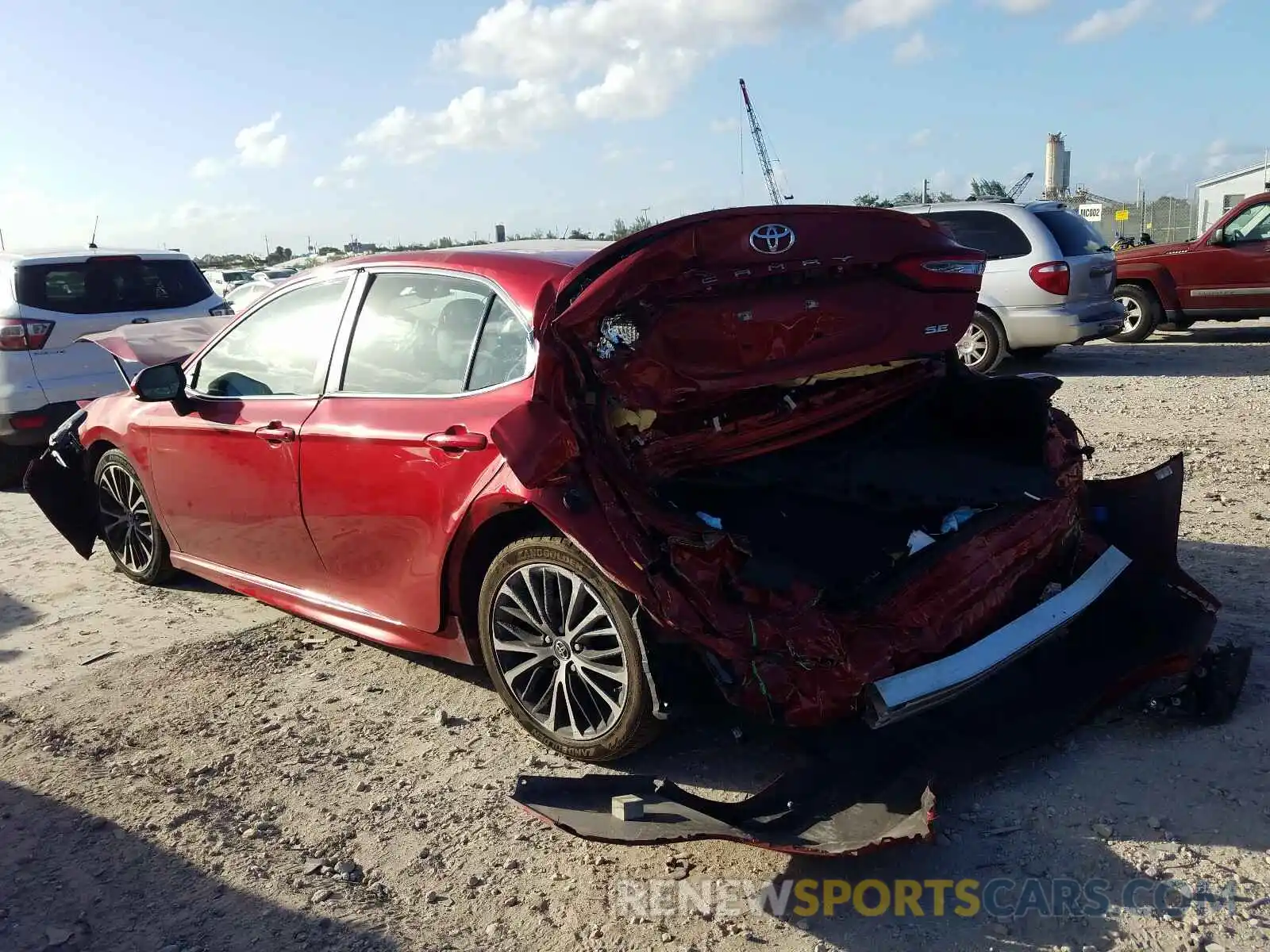 3 Photograph of a damaged car 4T1B11HK4KU206429 TOYOTA CAMRY 2019