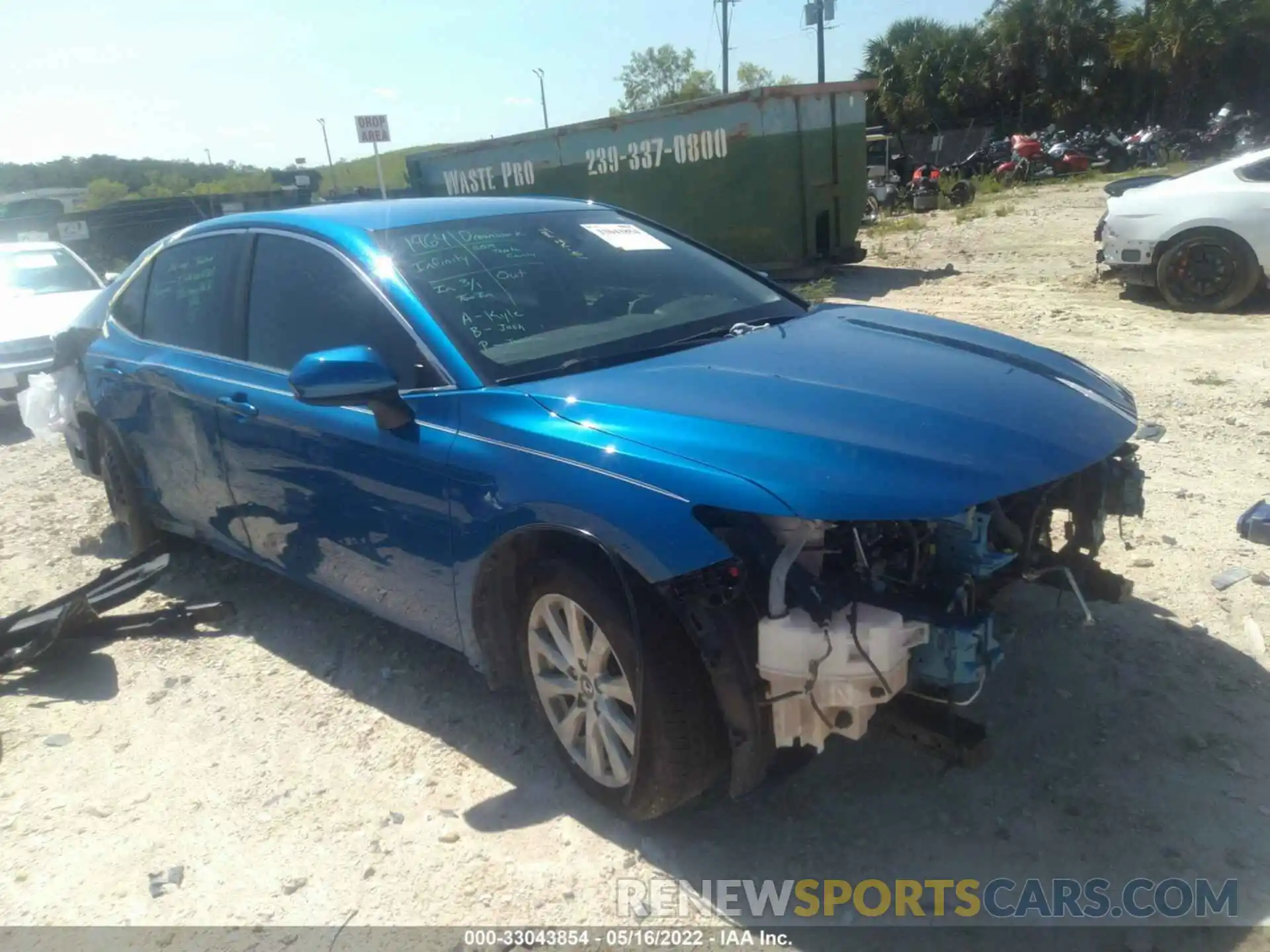 1 Photograph of a damaged car 4T1B11HK4KU212005 TOYOTA CAMRY 2019