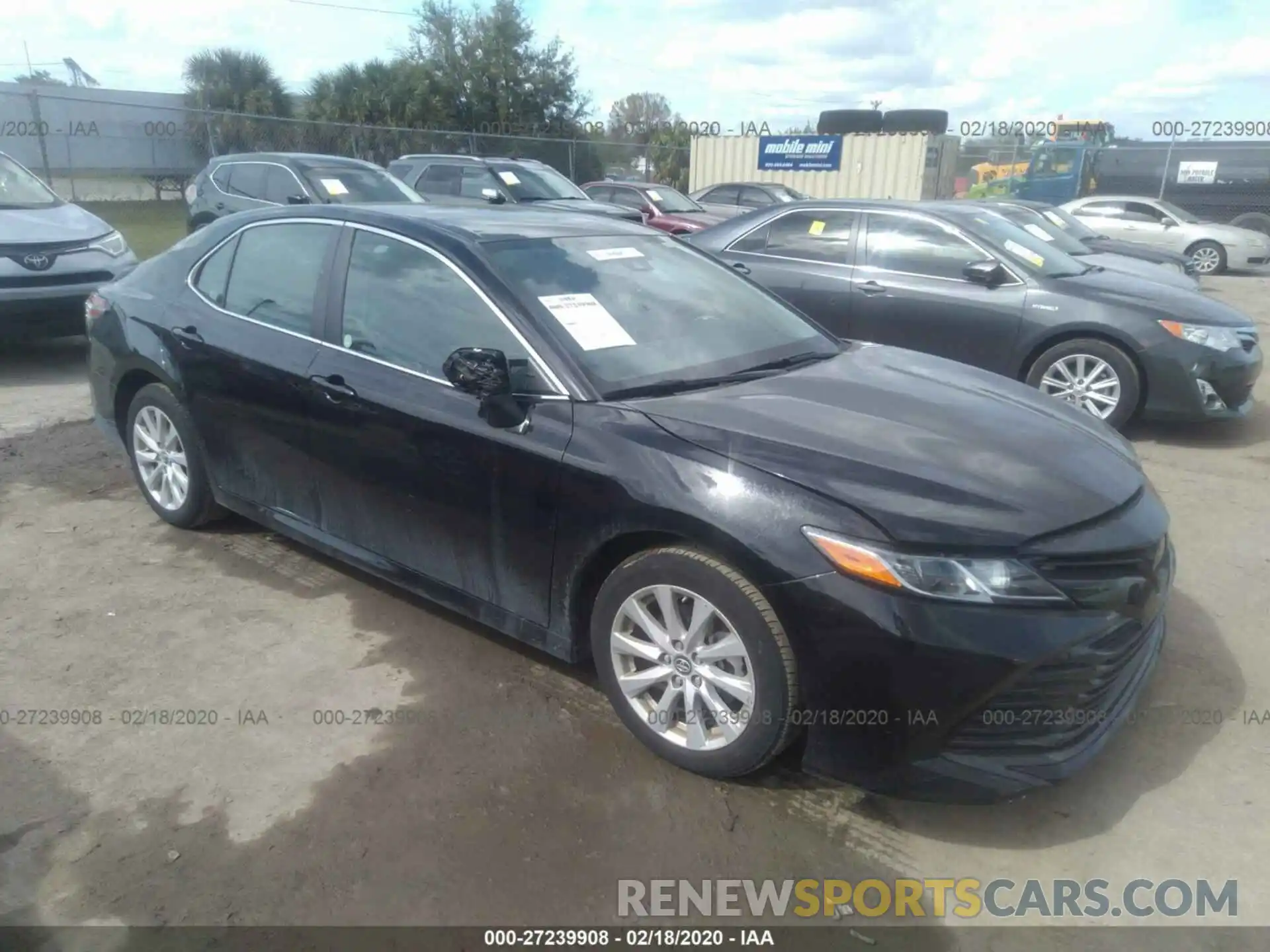 1 Photograph of a damaged car 4T1B11HK4KU217379 TOYOTA CAMRY 2019