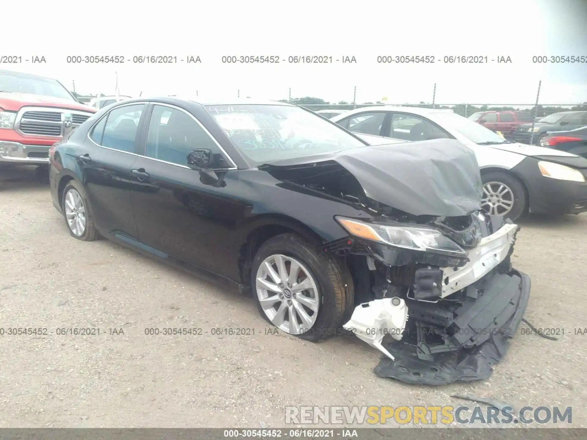 1 Photograph of a damaged car 4T1B11HK4KU219651 TOYOTA CAMRY 2019