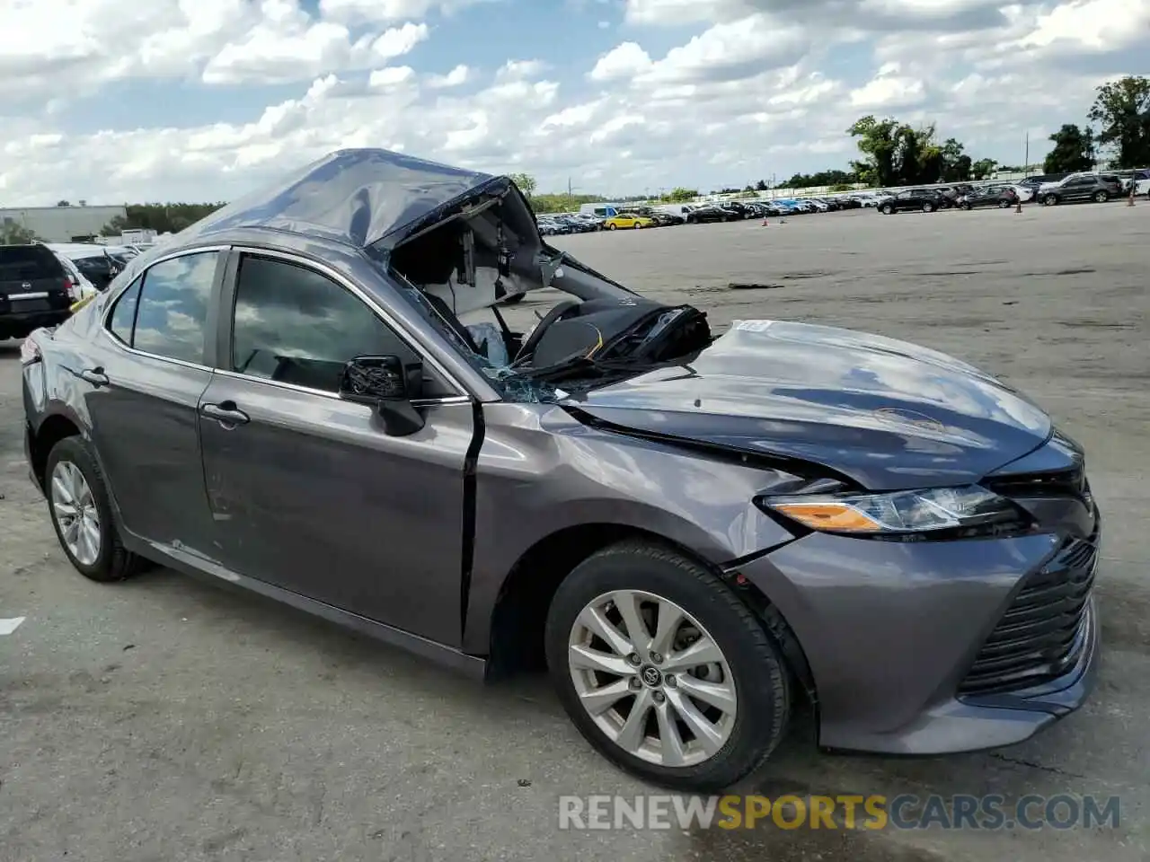 1 Photograph of a damaged car 4T1B11HK4KU225904 TOYOTA CAMRY 2019