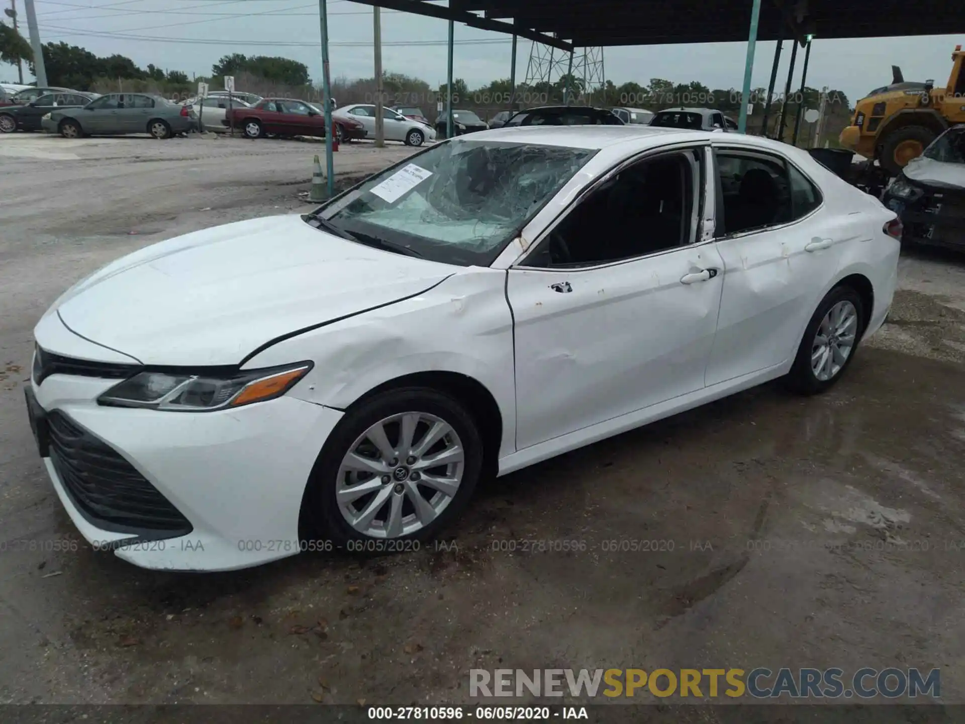 2 Photograph of a damaged car 4T1B11HK4KU228768 TOYOTA CAMRY 2019