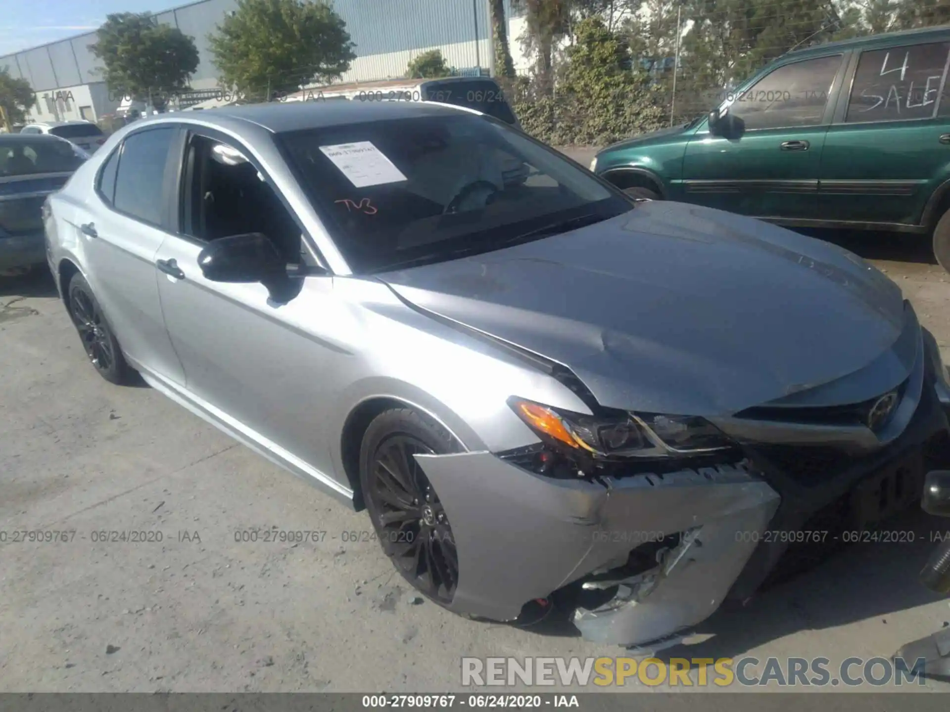 1 Photograph of a damaged car 4T1B11HK4KU233856 TOYOTA CAMRY 2019