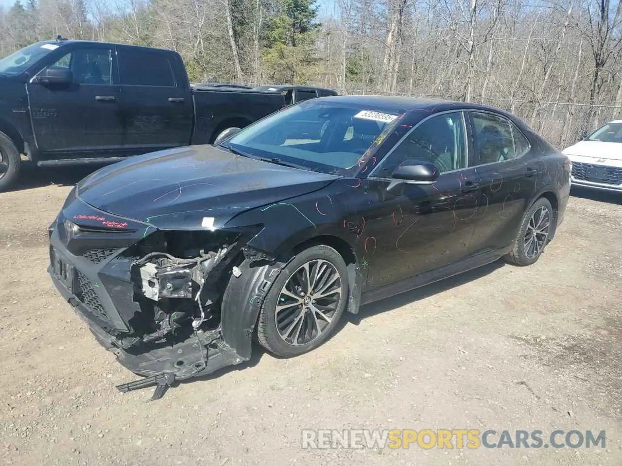 1 Photograph of a damaged car 4T1B11HK4KU235347 TOYOTA CAMRY 2019