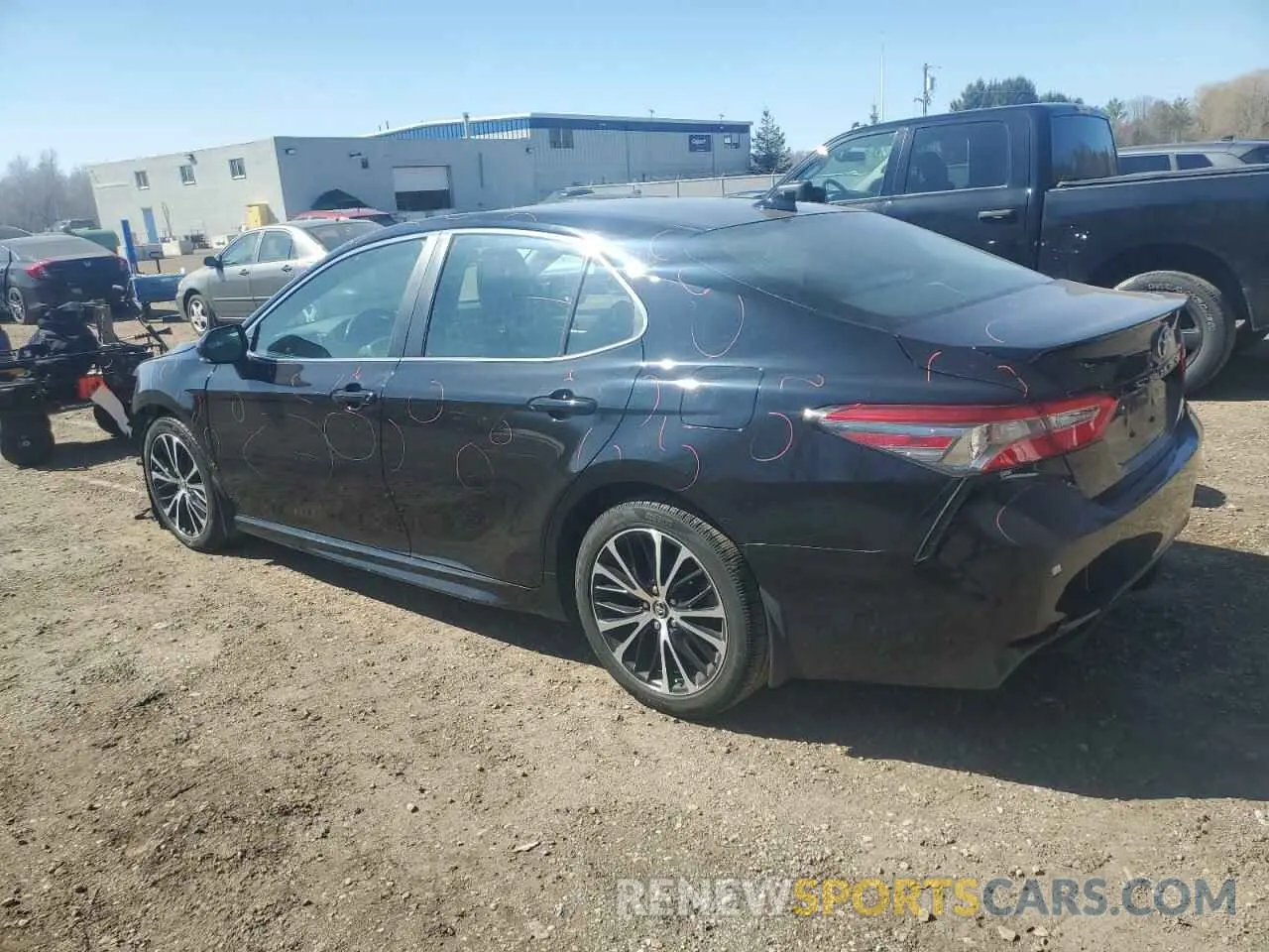 2 Photograph of a damaged car 4T1B11HK4KU235347 TOYOTA CAMRY 2019