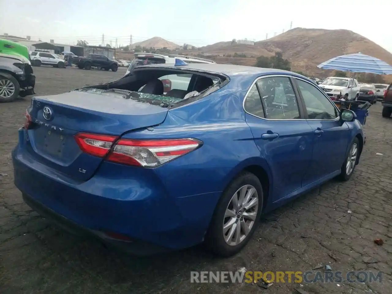 4 Photograph of a damaged car 4T1B11HK4KU236062 TOYOTA CAMRY 2019