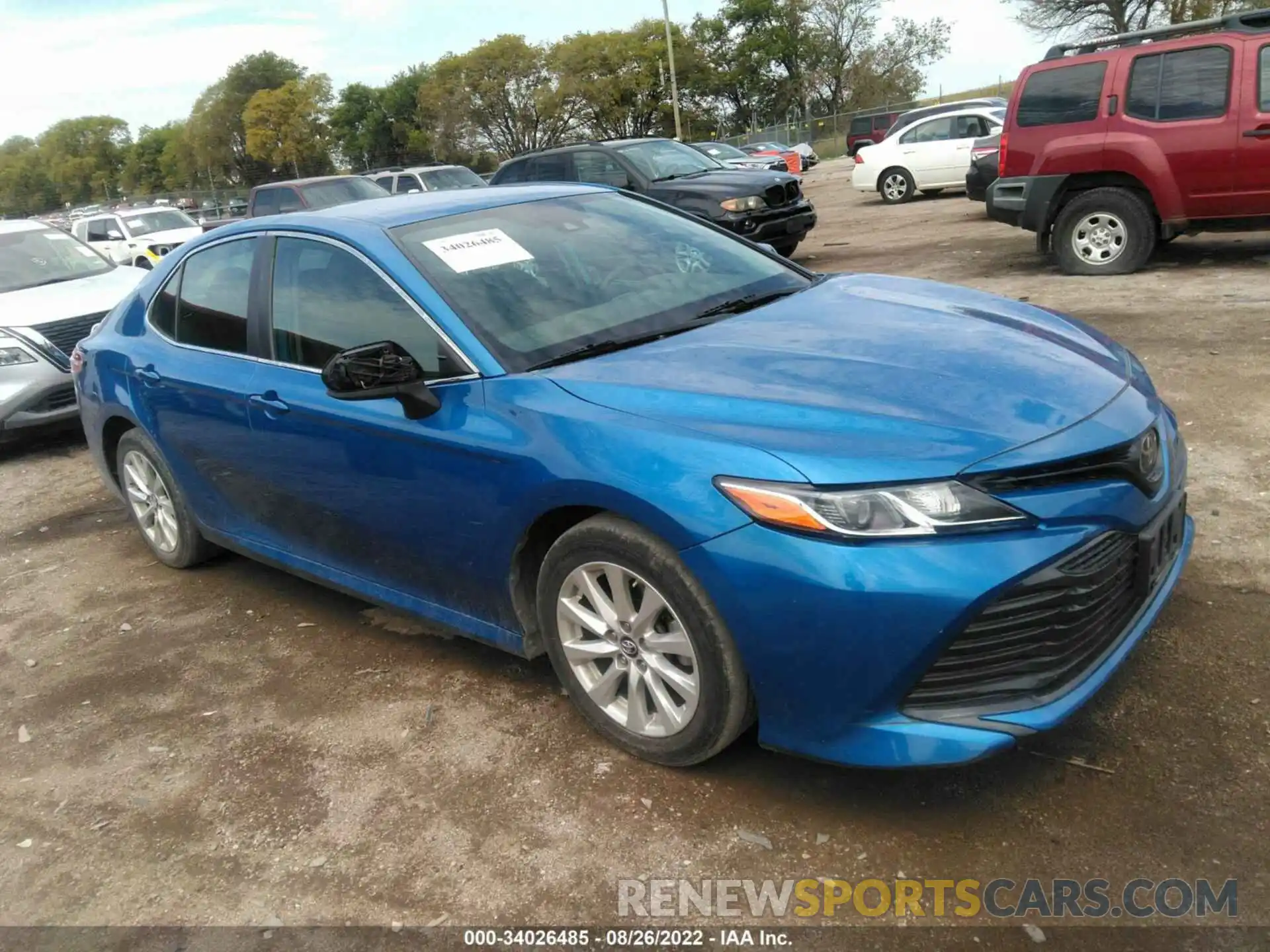 1 Photograph of a damaged car 4T1B11HK4KU237082 TOYOTA CAMRY 2019