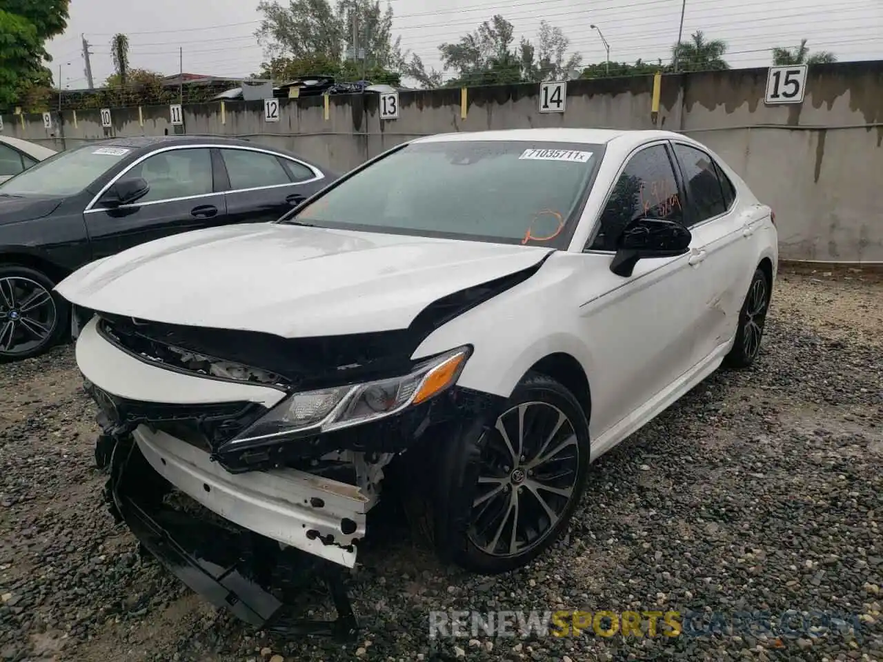 2 Photograph of a damaged car 4T1B11HK4KU241097 TOYOTA CAMRY 2019