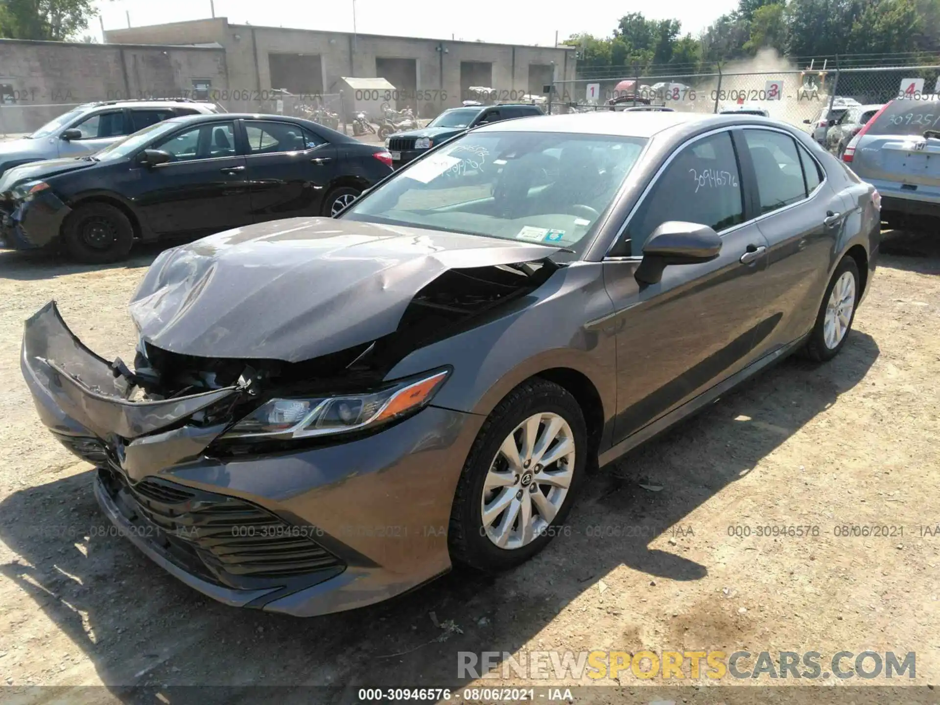 2 Photograph of a damaged car 4T1B11HK4KU241357 TOYOTA CAMRY 2019