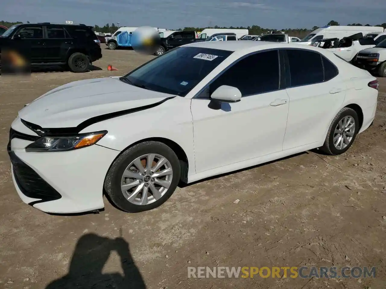 1 Photograph of a damaged car 4T1B11HK4KU243349 TOYOTA CAMRY 2019