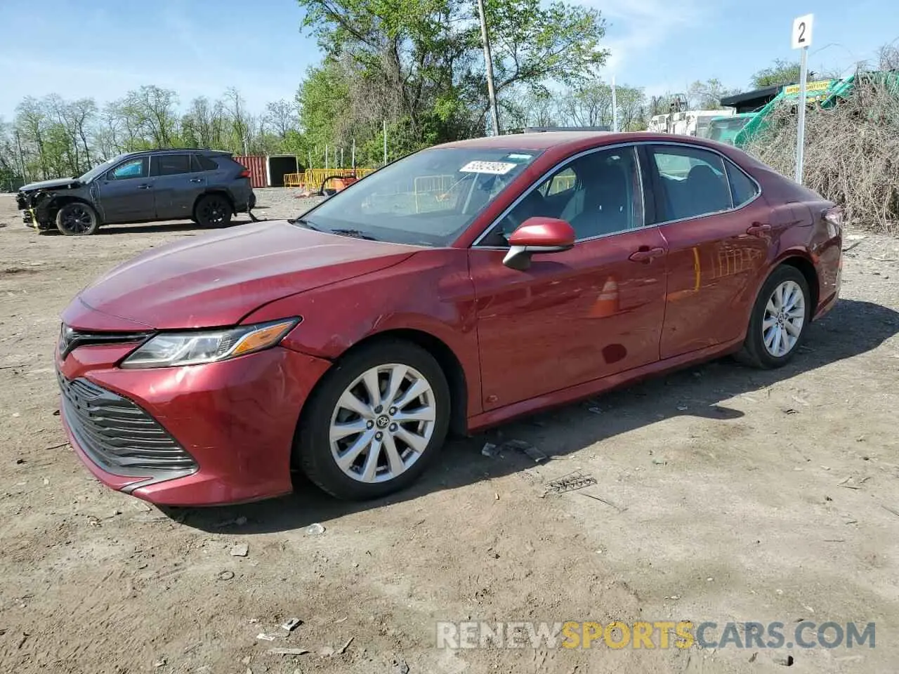 1 Photograph of a damaged car 4T1B11HK4KU249894 TOYOTA CAMRY 2019