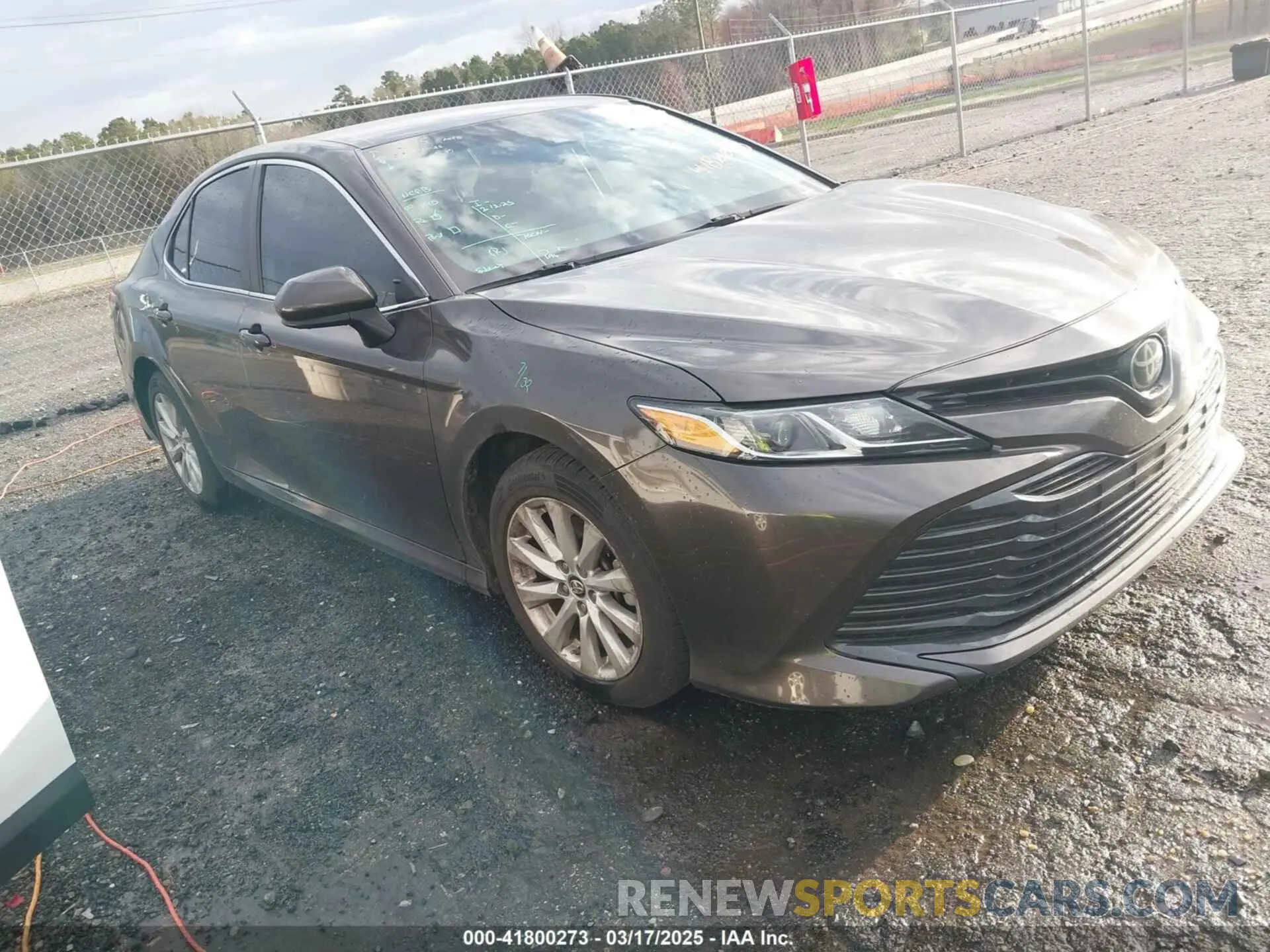 1 Photograph of a damaged car 4T1B11HK4KU251869 TOYOTA CAMRY 2019