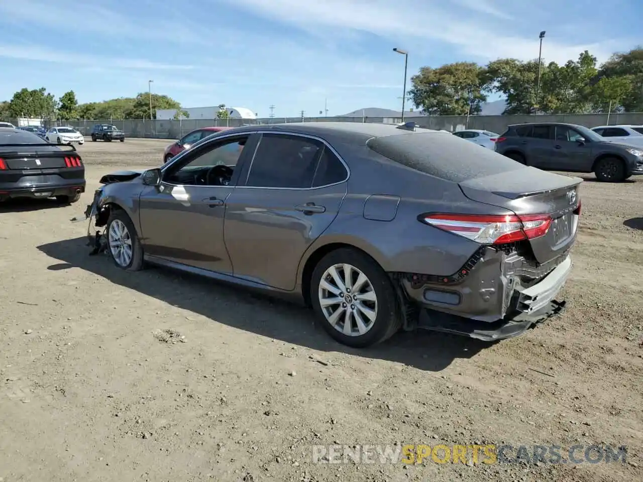 2 Photograph of a damaged car 4T1B11HK4KU252195 TOYOTA CAMRY 2019