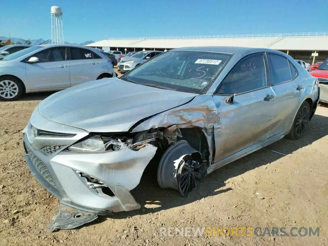 2 Photograph of a damaged car 4T1B11HK4KU252732 TOYOTA CAMRY 2019