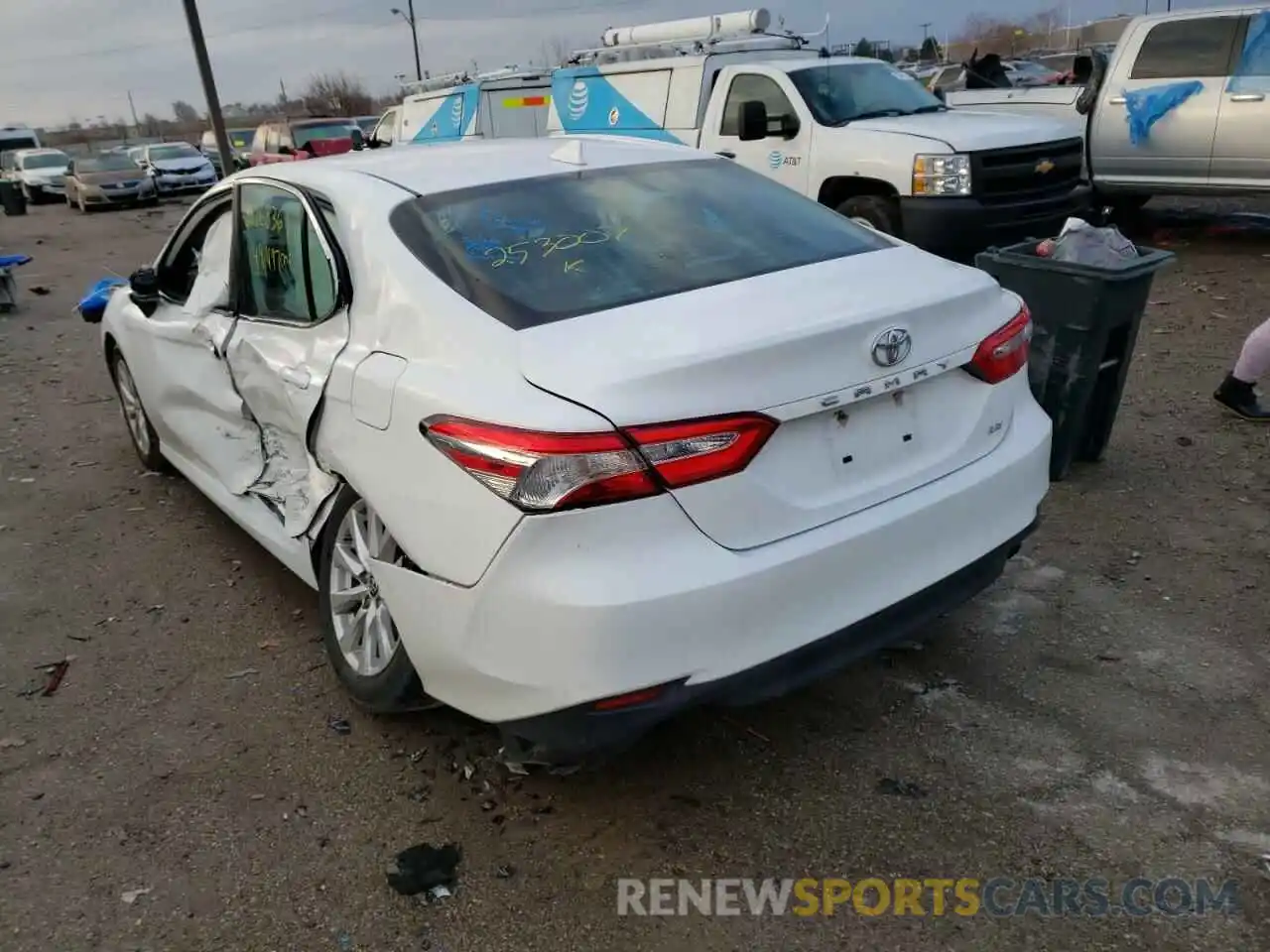 3 Photograph of a damaged car 4T1B11HK4KU253007 TOYOTA CAMRY 2019