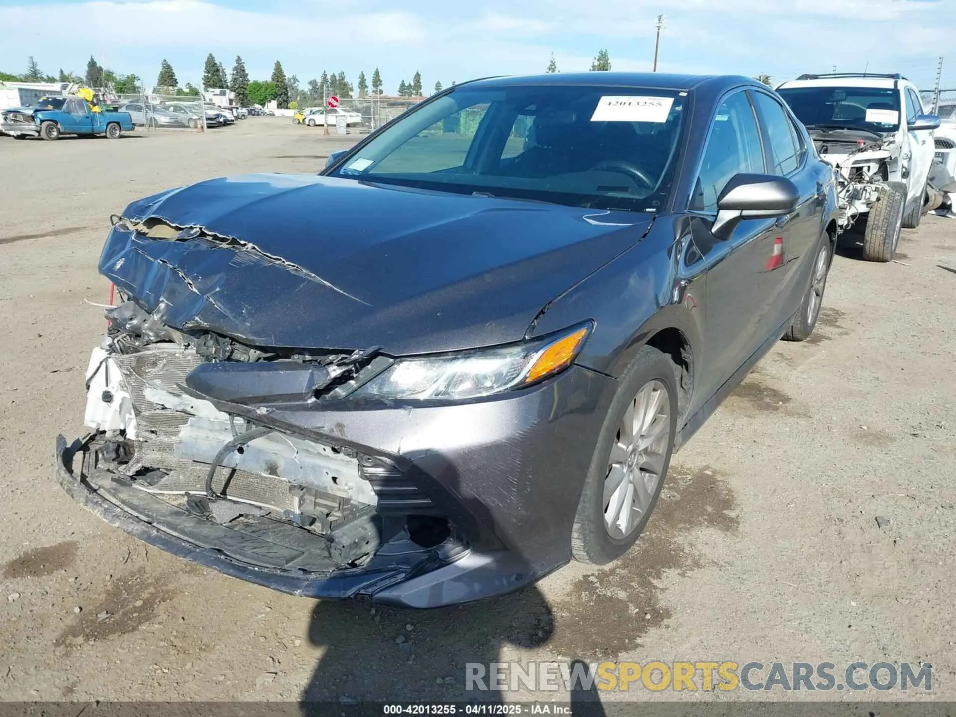 2 Photograph of a damaged car 4T1B11HK4KU254853 TOYOTA CAMRY 2019