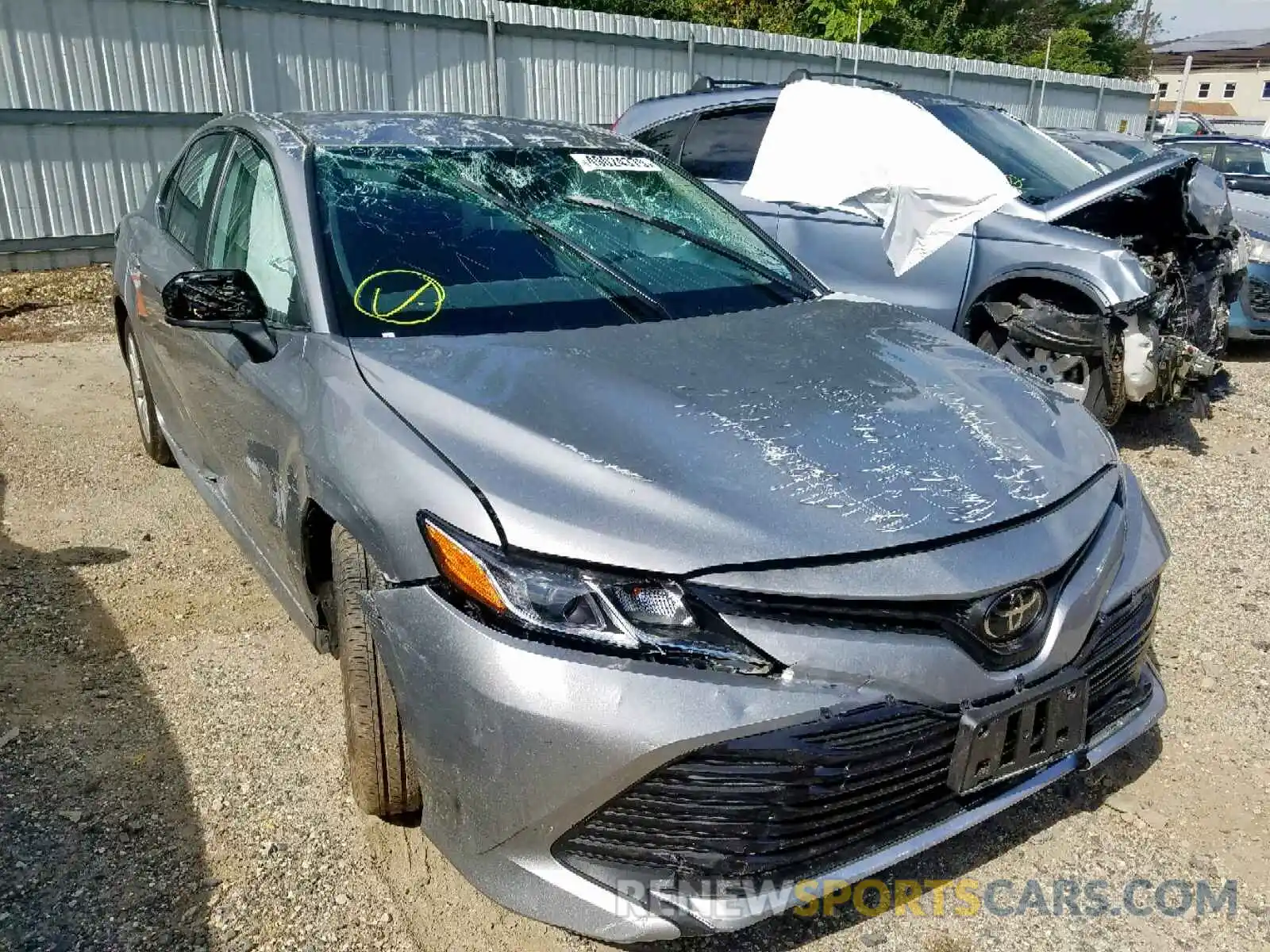 1 Photograph of a damaged car 4T1B11HK4KU258417 TOYOTA CAMRY 2019