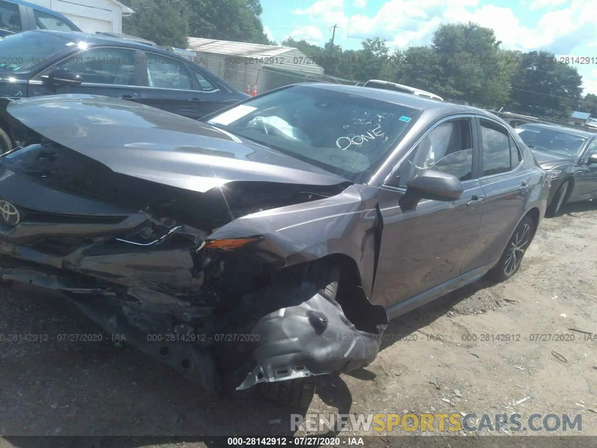 2 Photograph of a damaged car 4T1B11HK4KU265805 TOYOTA CAMRY 2019