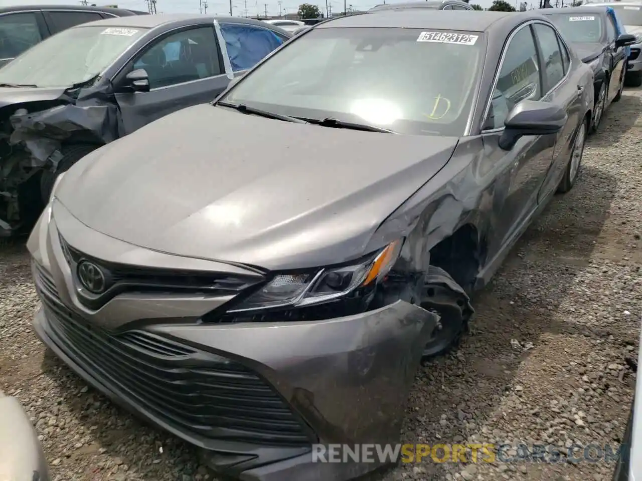 2 Photograph of a damaged car 4T1B11HK4KU266503 TOYOTA CAMRY 2019