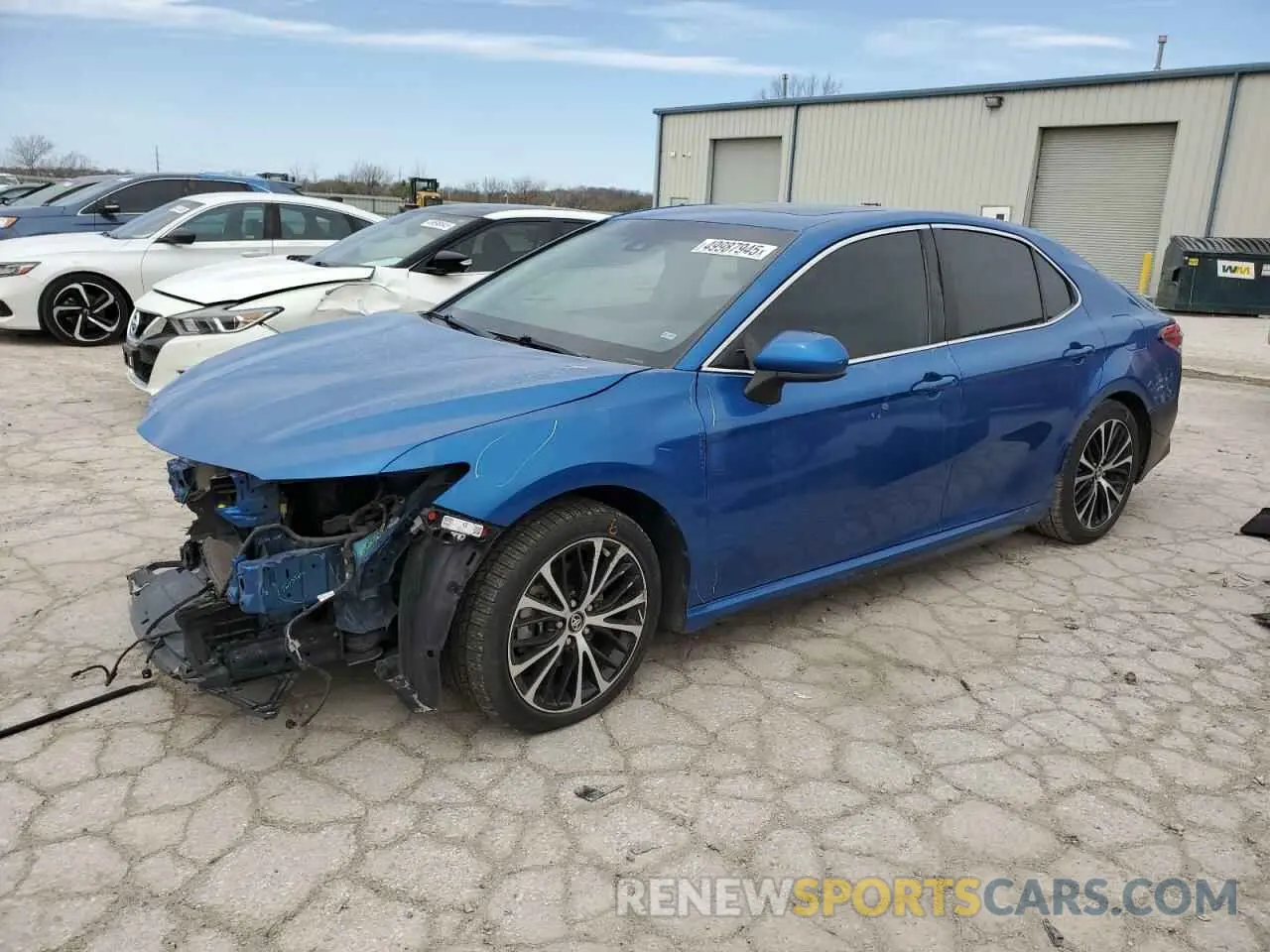 1 Photograph of a damaged car 4T1B11HK4KU271619 TOYOTA CAMRY 2019