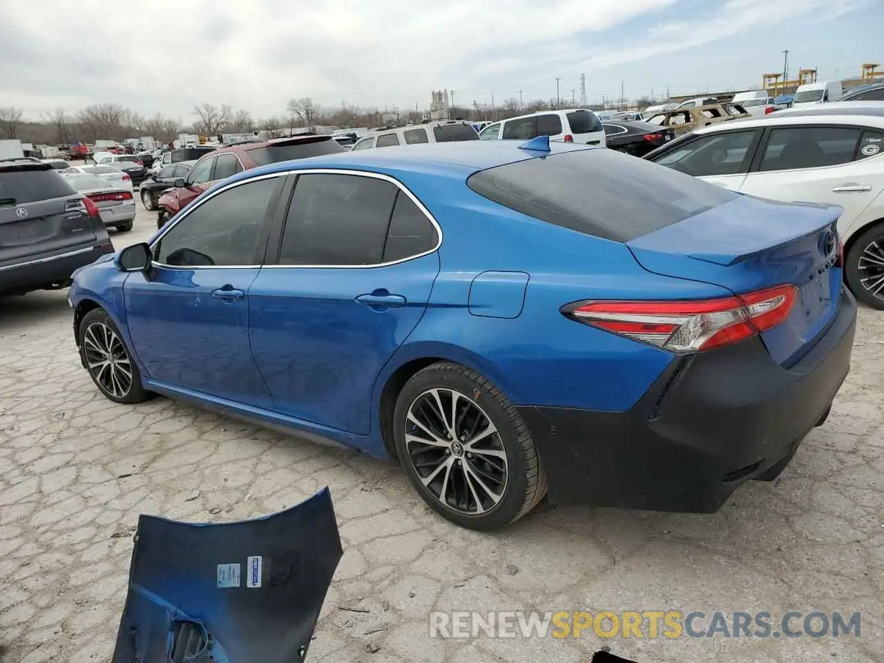 2 Photograph of a damaged car 4T1B11HK4KU271619 TOYOTA CAMRY 2019