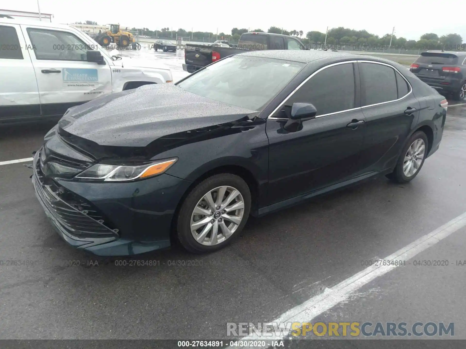 2 Photograph of a damaged car 4T1B11HK4KU273743 TOYOTA CAMRY 2019