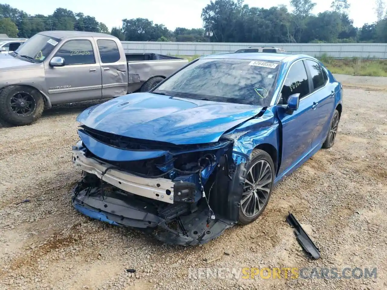 2 Photograph of a damaged car 4T1B11HK4KU274004 TOYOTA CAMRY 2019